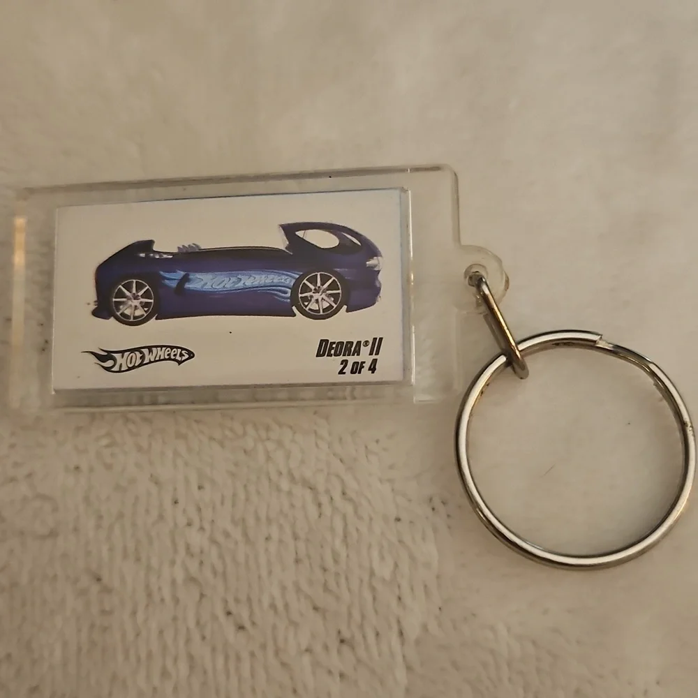 5/$25 Hot Wheels Blue Deora II Car Keychain